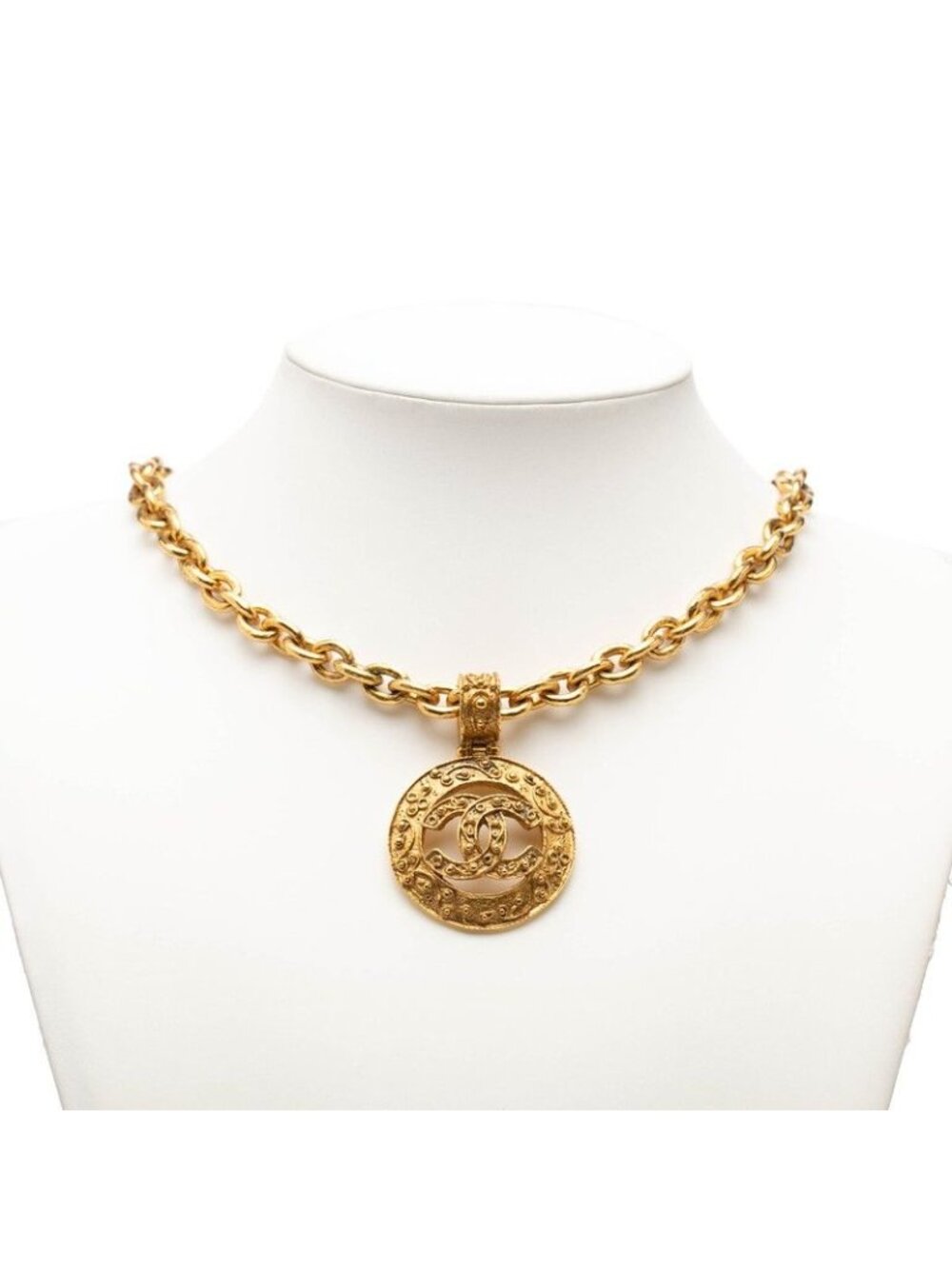 Chanel CC Logo Chain Pendant 04 Gold Plated - Picture 6 of 6